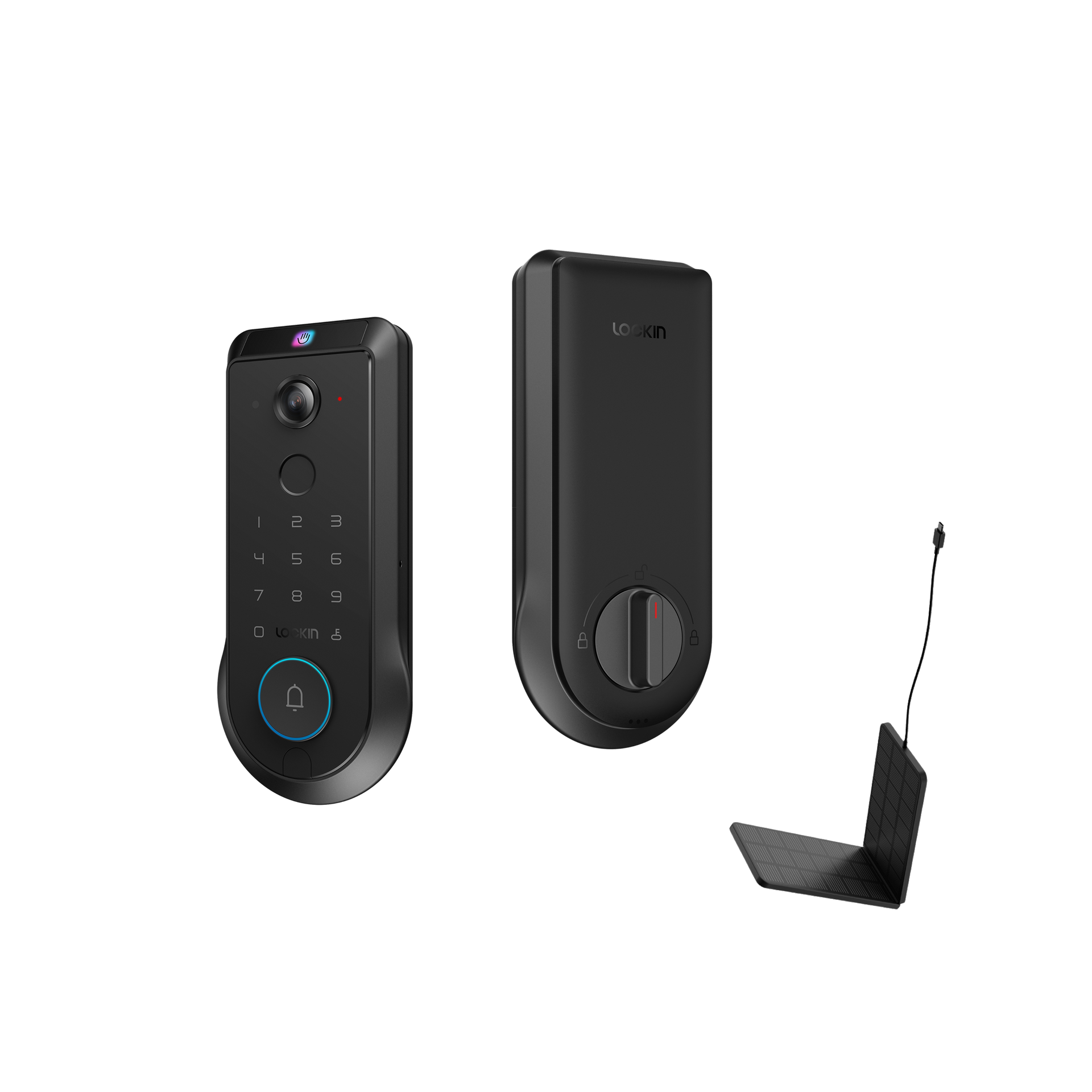 Veno Pro Palm Vein Recognition Video Smart Lock + Solar Panel